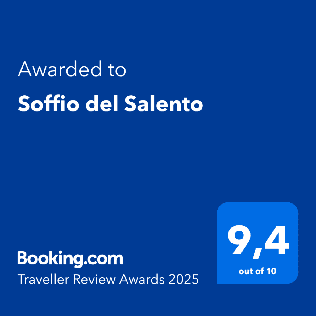 Booking.com Traveller Review Awards 2025 awarded to Soffio Del Salento, 9.4 out of 10