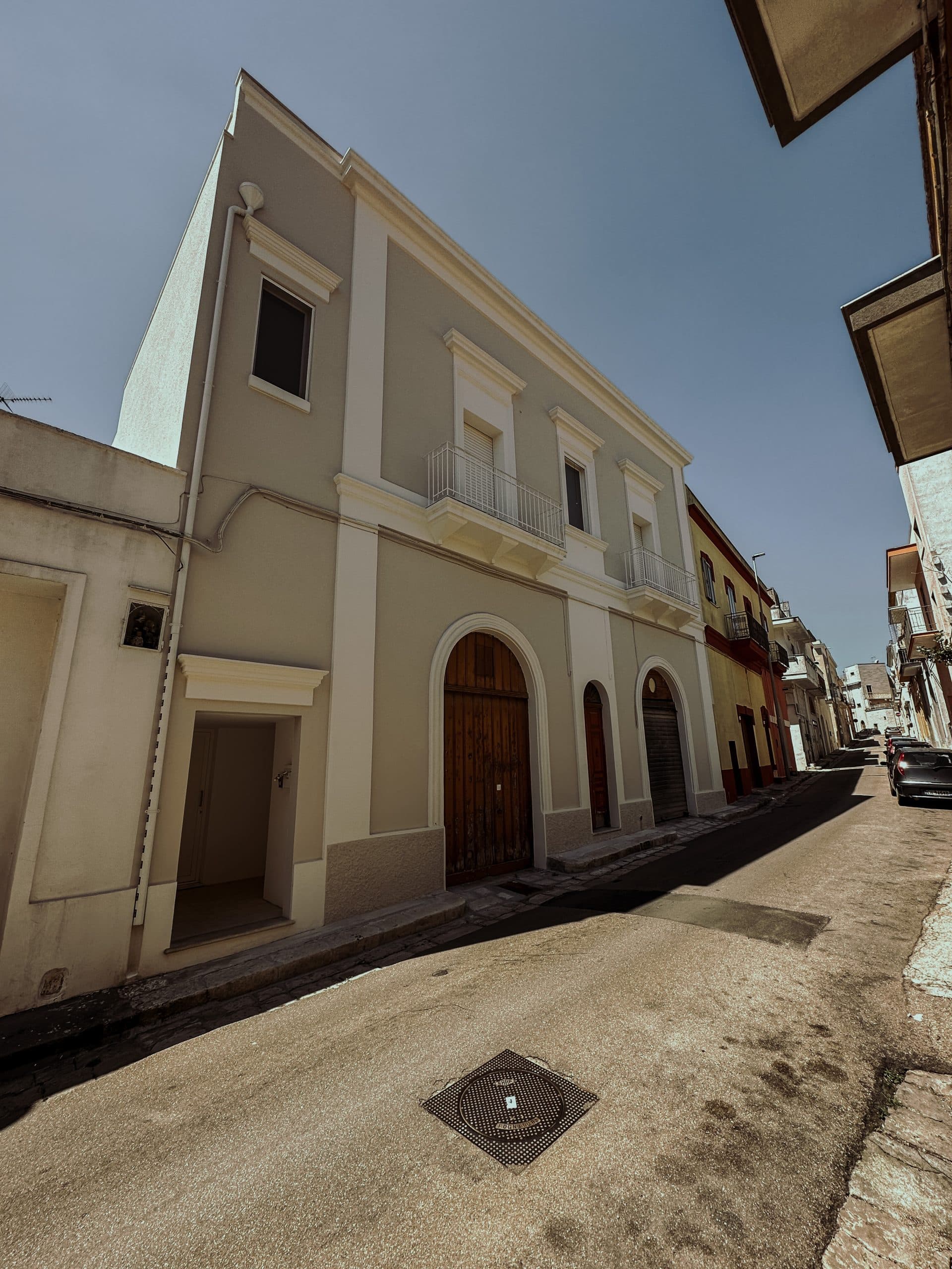 Exterior of the property in the old town of Matino